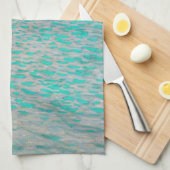 グスタフクリムト-attersee キッチンタオル (四つ折り)