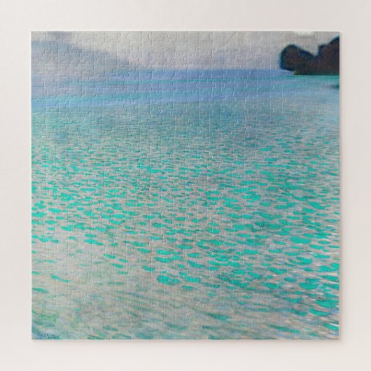 グスタフクリムト-attersee ジグソーパズル (縦)