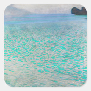 グスタフクリムト-attersee スクエアシール
