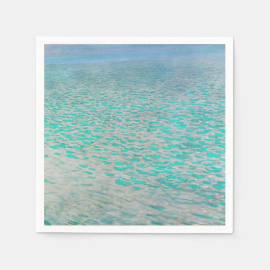 グスタフクリムト-attersee スタンダードカクテルナプキン (正面)