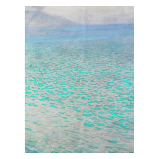 グスタフクリムト-attersee テーブルクロス (正面)