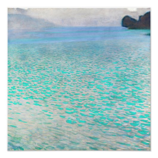 グスタフクリムト-attersee フォトプリント            (正面)