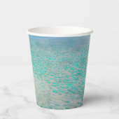 グスタフクリムト-attersee 紙コップ (裏面)