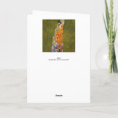 グスタフクリムト- Hope II カード (裏面)