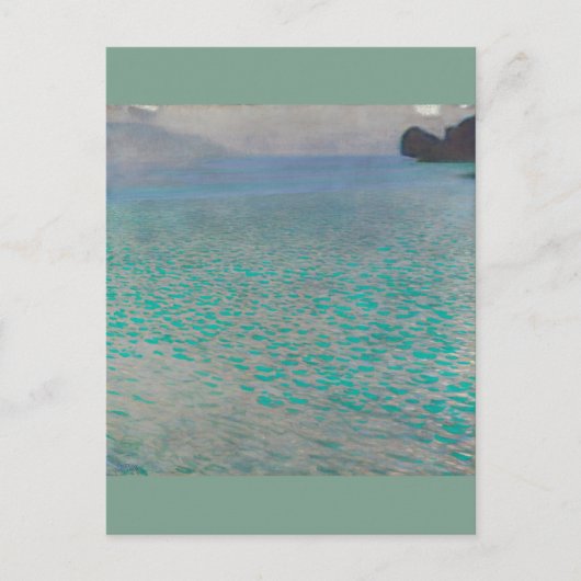 グスタフクリムトattersee ポストカード (正面)