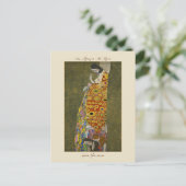 グスタフクリムトThe Hope II 1907-1908はがき ポストカード (スタンド正面)