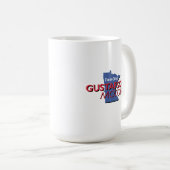 グスタフソンモーターズワードマークデザインラージマグ コーヒーマグカップ (正面右)