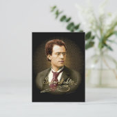 グスタフマーラー署名 ポストカード (スタンド正面)