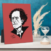 グスタフマーラー フォトプラーク (側面)