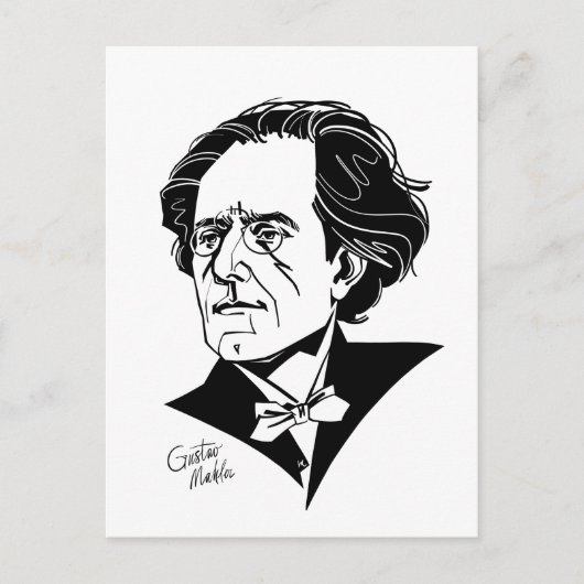グスタフマーラー ポストカード (正面)