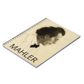 グスタフマーラー(1902、ポートレート) ノートブック (左側)