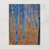 グスタフ絵画クリムトズビーチグローブI ポストカード (正面)