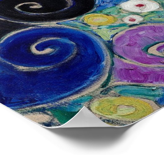 グスタフ絵画クリムトズヴァージン ポスター (角)