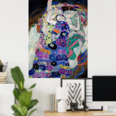 グスタフ絵画クリムトズヴァージン ポスター (ホームオフィス)