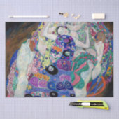 グスタフ絵画クリムトズヴァージン 薄葉紙 (クラフト)