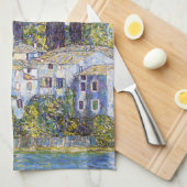 グスタフ・カソンにある教会クリムト キッチンタオル (四つ折り)