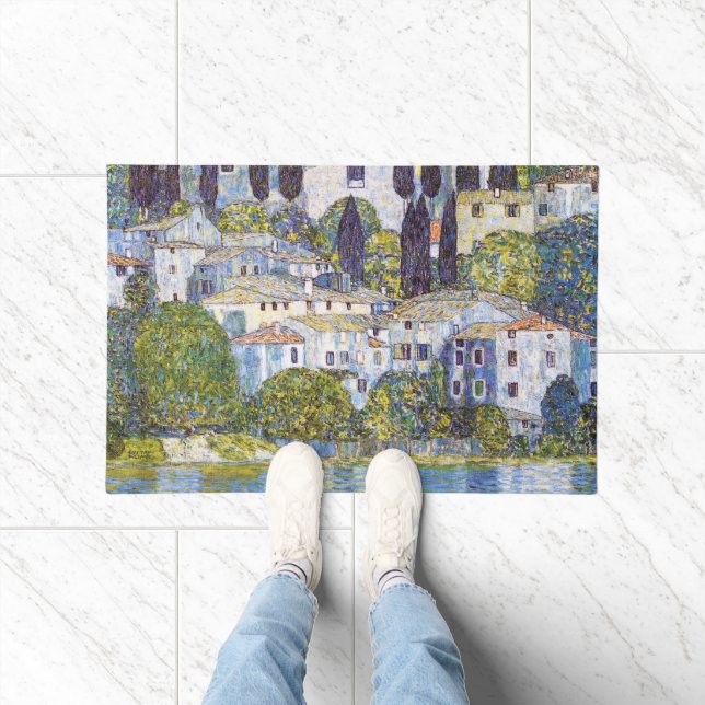 グスタフ・カソンにある教会クリムト ドアマット (室内)