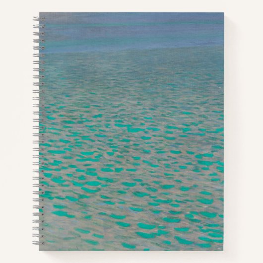 グスタフ・クリムトによるアッターゼー湖の風景画 ノートブック (正面)