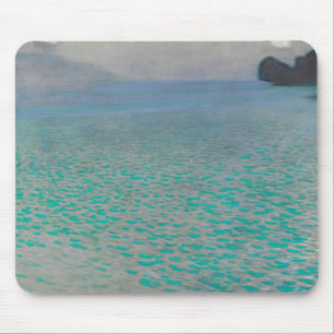 グスタフ・クリムトによるアッターゼー湖の風景、ヴィンテージ ファイン アート マウスパッド