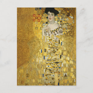 グスタフ・クリムトによるアデーレ・ブロッホ＝バウアーIの肖像画ポ ポストカード