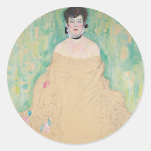 グスタフ・クリムトによるアマーリエ・ツッカーカンドルの肖像画 ラウンドシール