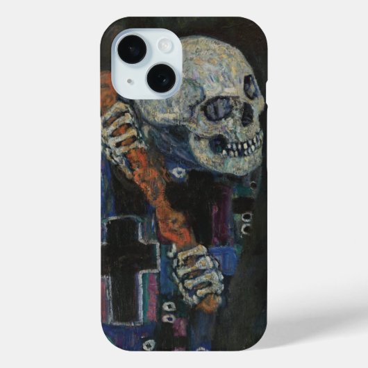 グスタフ・クリムトによるアール・ヌーヴォー様式の「死と生」 Case-Mate iPhoneケース (裏面)