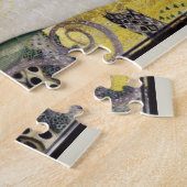 グスタフ・クリムトによるヒドラ（別名 水の蛇 I） ジグソーパズル (側面)