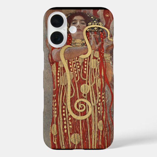 グスタフ・クリムトによるヒュギエイア、ヴィンテージ・アール・ヌーヴォー Case-Mate iPhoneケース (裏面)