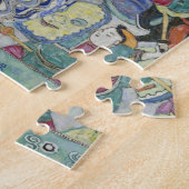 グスタフ・クリムトによるフリーデリーケ・マリア・ビールの肖像 ジグソーパズル (側面)