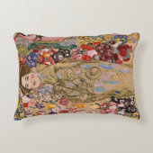 グスタフ・クリムトによるリア・ムンクの死後肖像 アクセントクッション (正面)