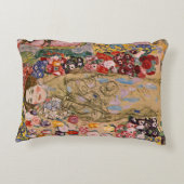 グスタフ・クリムトによるリア・ムンクの死後肖像 アクセントクッション (裏面)