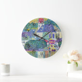 グスタフ・クリムトによる聖ヴォルフガング教会、ヴィクトリアン美術 ラージ壁時計 (ホーム)