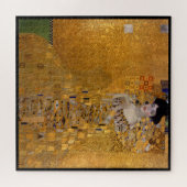 グスタフ・クリムトによる「アデル・ブロッホ・バウアーIのポートレート」 ジグソーパズル (横)