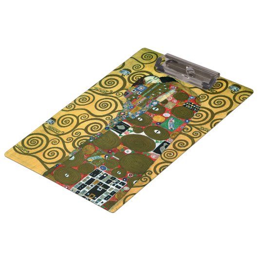 グスタフ・クリムトによる『抱擁』（ふりわたし） クリップボード (アングル)