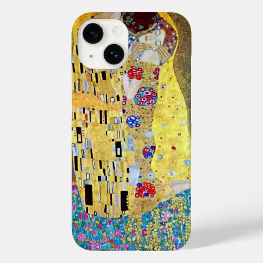 グスタフ・クリムトによる「接吻 (原題 Der Kuss)」 Case-Mate iPhoneケース (裏面)