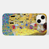 グスタフ・クリムトによる「接吻 (原題 Der Kuss)」 Case-Mate iPhoneケース (裏面 (横))