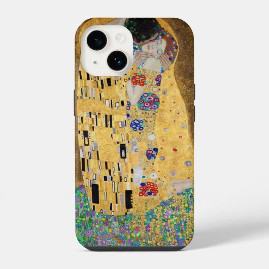 グスタフ・クリムトによる「接吻」 iPhoneケース (裏面)
