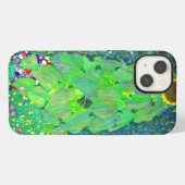 グスタフ・クリムトのひまわり iPhoneケース (裏面横)
