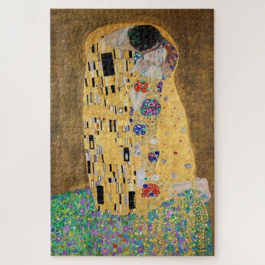 グスタフ・クリムトのジグソーパズル「接吻」 ジグソーパズル (縦)