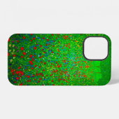 グスタフ・クリムトのポピー畑 iPhoneケース (裏面横)