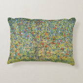 グスタフ・クリムトのリンゴの木、ヴィンテージ・アール・ヌーヴォー アクセントクッション (裏面)