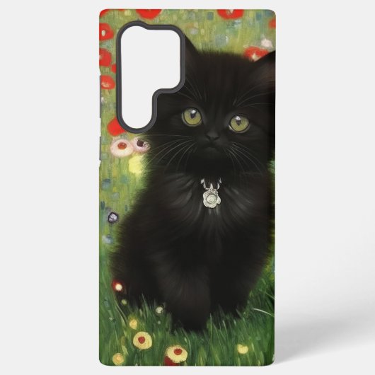 グスタフ・クリムトの子猫 SAMSUNG GALAXYケース (裏面)