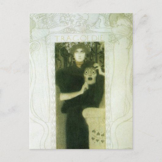 グスタフ・クリムトの悲劇 ポストカード (正面)