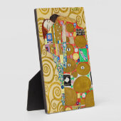 グスタフ・クリムトの新婚生活を描いたアール・ヌーヴォー様式のカップル フォトプラーク (側面)