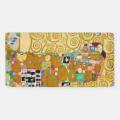 グスタフ・クリムトの新婚生活を描いたアール・ヌーヴォー様式のカップル 横断幕 (横)