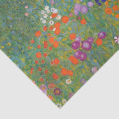 グスタフ・クリムトの花の庭園 薄葉紙 (詳細)