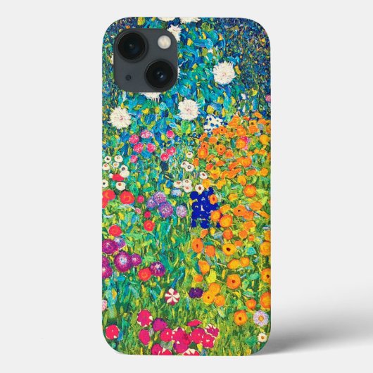 グスタフ・クリムトの花の庭園 Case-Mate iPhoneケース (裏面)