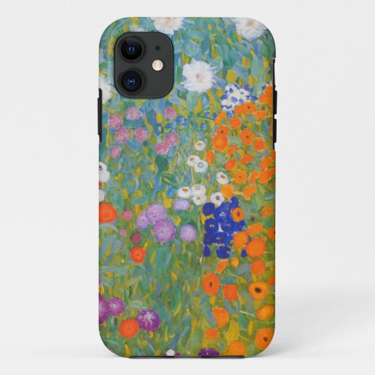 グスタフ・クリムトの花の庭園 Case-Mate iPhoneケース (裏面)