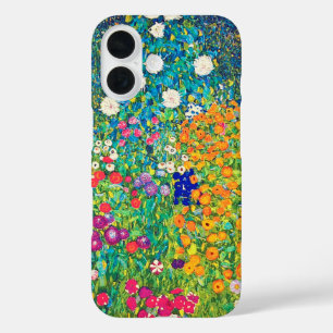 グスタフ・クリムトの花園 iPhone 16ケース