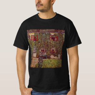 グスタフ・クリムトの『ガルダボスキの家』、ヴィンテージ・アート Tシャツ